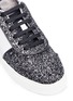 Detail View - Click To Enlarge - VALENTINO GARAVANI - 'Flycrew' glitter leather sneakers