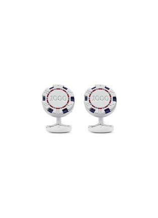 Main View - Click To Enlarge - TATEOSSIAN - Rotatable poker chip cufflinks