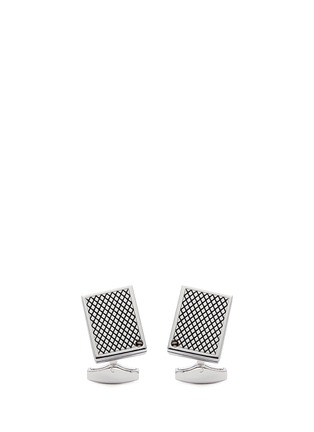 Detail View - Click To Enlarge - TATEOSSIAN - Rotatable playing cards cufflinks