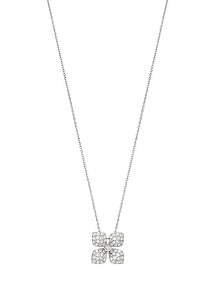 Main View - Click To Enlarge - OFÉE - ‘Blossom' diamond 18k white gold pendant necklace
