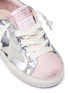 Detail View - Click To Enlarge - GOLDEN GOOSE - 'Superstar' faux mirror leather toddler sneakers
