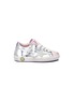 Main View - Click To Enlarge - GOLDEN GOOSE - 'Superstar' faux mirror leather toddler sneakers