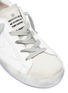 Detail View - Click To Enlarge - GOLDEN GOOSE - 'Superstar' perforated star leather toddler sneakers