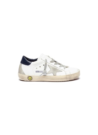 Main View - Click To Enlarge - GOLDEN GOOSE - 'Superstar' leather toddler sneakers