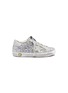 Main View - Click To Enlarge - GOLDEN GOOSE - 'Superstar' glitter coated suede toddler sneakers