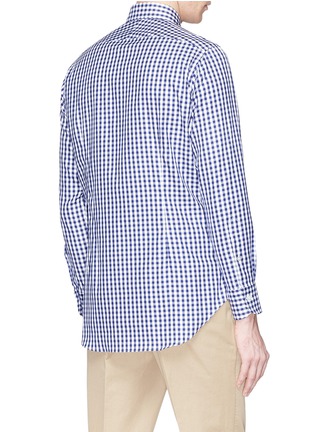 Back View - Click To Enlarge - TOMORROWLAND - Gingham check woven cotton shirt