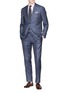 Figure View - Click To Enlarge - TOMORROWLAND - Wool-silk suit