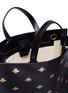 Detail View - Click To Enlarge - GUCCI - 'Bee Star' print leather tote
