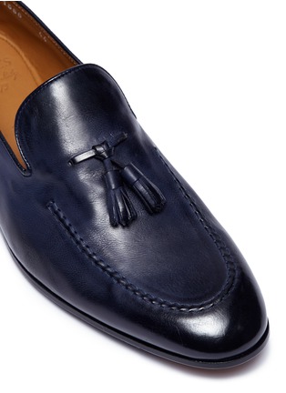 Detail View - Click To Enlarge - DOUCAL'S - 'Pana' tassel leather loafers