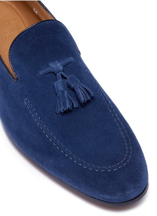 Detail View - Click To Enlarge - DOUCAL'S - 'Diame' tassel suede loafers