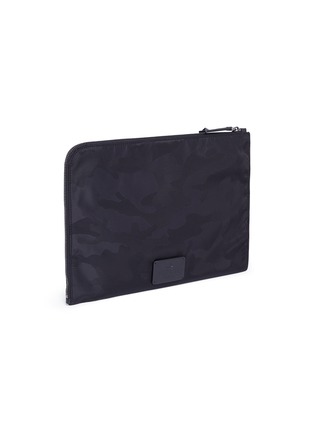 Detail View - Click To Enlarge - VALENTINO GARAVANI - Camouflage print canvas zip pouch