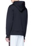 Back View - Click To Enlarge - ACNE STUDIOS - 'Ferris Face' patch hoodie