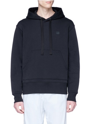 Main View - Click To Enlarge - ACNE STUDIOS - 'Ferris Face' patch hoodie