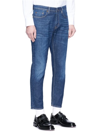 Front View - Click To Enlarge - ACNE STUDIOS - 'River' slim fit cropped jeans