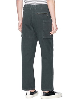 Back View - Click To Enlarge - ACNE STUDIOS - 'Anselm' canvas cargo pants