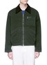 Main View - Click To Enlarge - ACNE STUDIOS - 'Marvon' corduroy collar canvas workwear jacket