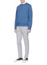 Figure View - Click To Enlarge - ACNE STUDIOS - 'Faise' logo embroidered sweatshirt