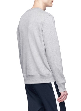 Back View - Click To Enlarge - ACNE STUDIOS - 'Faise' logo embroidered sweatshirt