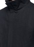 Detail View - Click To Enlarge - DEVOA - Washi twill mock neck jacket