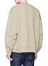 Back View - Click To Enlarge - ACNE STUDIOS - 'Flogho' logo jacquard collar sweatshirt