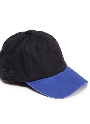 Detail View - Click To Enlarge - ACNE STUDIOS - 'Carliy Face' patch baseball cap
