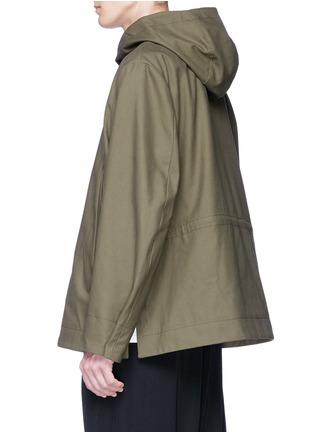 Back View - Click To Enlarge - ACNE STUDIOS - 'Melt' hooded twill parka