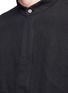 Detail View - Click To Enlarge - DEVOA - Washi fabric zip shirt