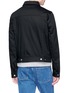Back View - Click To Enlarge - ACNE STUDIOS - 'Pass Black' denim jacket