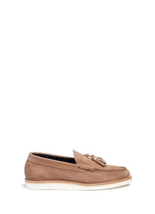 Main View - Click To Enlarge - PAUL SMITH - 'Carver' tassel suede loafers