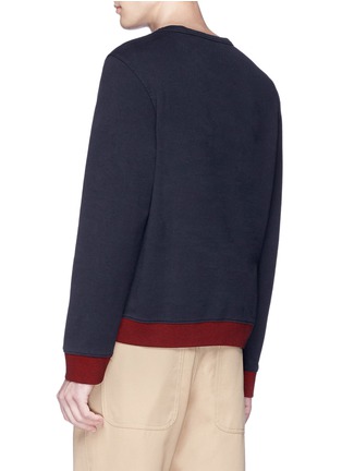 Back View - Click To Enlarge - MARNI - Stripe detail sweatshirt