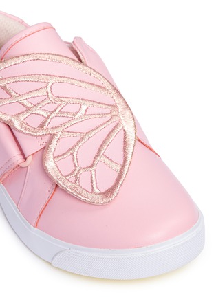 Detail View - Click To Enlarge - SOPHIA WEBSTER - 'Bibi Low Top Mini' butterfly leather kids sneakers