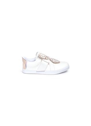 Main View - Click To Enlarge - SOPHIA WEBSTER - 'Bibi Low Top Mini' butterfly leather toddler sneakers