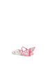 Figure View - Click To Enlarge - SOPHIA WEBSTER - 'Chiara Mini' butterfly appliqué glitter toddler sandals