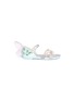 Main View - Click To Enlarge - SOPHIA WEBSTER - 'Chiara Mini' butterfly appliqué glitter toddler sandals