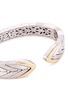 Detail View - Click To Enlarge - JOHN HARDY - 18k yellow gold and silver weave effect cuff