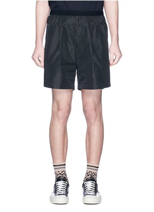 Main View - Click To Enlarge - KOLOR - Pleated sweat shorts