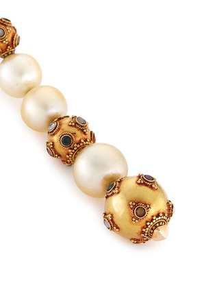 Detail View - Click To Enlarge - REPOSSI - 'Gandhara' pearl ball drop earrings