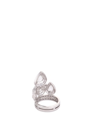 Figure View - Click To Enlarge - REPOSSI - 'Raani' diamond 18k white gold crown ring