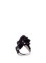 Figure View - Click To Enlarge - REPOSSI - 'Raani Crown' diamond 18k black gold ring