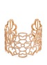 Main View - Click To Enlarge - REPOSSI - 'Ere' diamond 18k rose gold floral cutout cuff