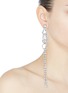 Figure View - Click To Enlarge - JOOMI LIM - 'Mad Maximalism' Swarovski pearl mismatched shoulder duster earrings