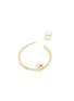 Detail View - Click To Enlarge - JOOMI LIM - Swarovski pearl medium hoop earrings