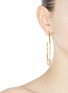 Figure View - Click To Enlarge - JOOMI LIM - Swarovski pearl large hoop earrings