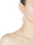 Figure View - Click To Enlarge - JOOMI LIM - 'Not Your Basic' mismatched detachable chain small hoop earrings