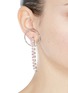 Figure View - Click To Enlarge - JOOMI LIM - 'Mad Maximalism' Swarovski crystal fringe hoop earrings