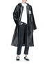 Figure View - Click To Enlarge - PROENZA SCHOULER - PSWL graphic print anorak raincoat
