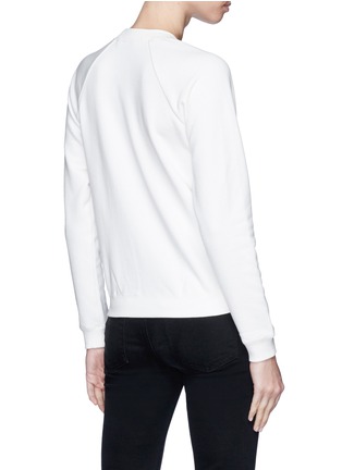 Back View - Click To Enlarge - PROENZA SCHOULER - PSWL graphic print cotton sweatshirt