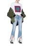 Figure View - Click To Enlarge - PROENZA SCHOULER - PSWL graphic print long sleeve T-shirt