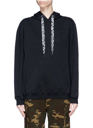 Main View - Click To Enlarge - PROENZA SCHOULER - PSWL geometric patch hoodie