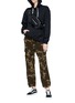 Figure View - Click To Enlarge - PROENZA SCHOULER - PSWL geometric patch hoodie